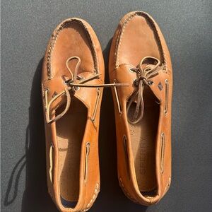 Sperry Men's Tan Leather Boat Shoes